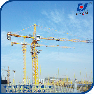 TC6012 স্ব-উত্থাপিত টপকিট টাওয়ার ক্রেন ডাবল টপ স্লিভিং টাইপ 6T লোড