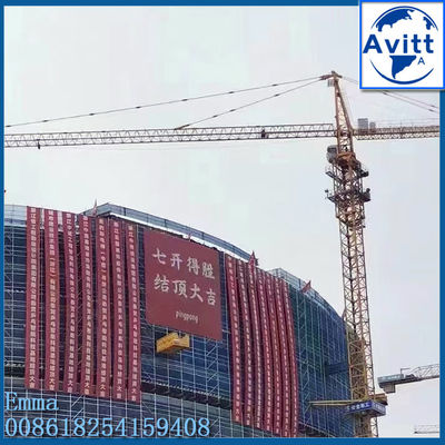 6 টন লোড ক্ষমতা হ্যামার হেড টাওয়ার ক্রেন QTZ63-5013 মডেলের প্রকার