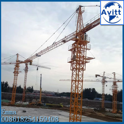 TC5612 বৈদ্যুতিক টাওয়ার ক্রেন 56m Jib 1.2t লোড ফিক্সড টাইপ খরচ
