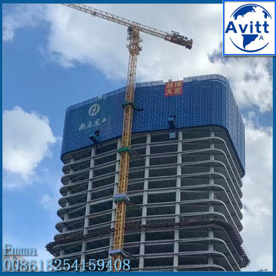 4t QTZ50 ((PT5010) রিয়েল এস্টেট নির্মাণের জন্য ফ্ল্যাট টপ টাওয়ার ক্রেন