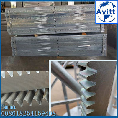 এসসি নির্মাণ লিফট খুচরা যন্ত্রাংশ 40 * 40 * 1508 মিমি একই ALIMAK লিফট সঙ্গে