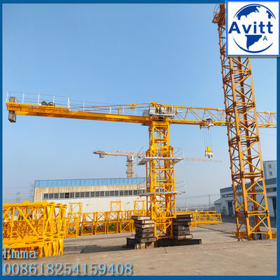 QTZ63 PT5013 টপলেস টাওয়ার ক্রেন ফ্রিল্যান্সিং উচ্চতা 30m 1.6 * 2.5M স্প্লিট টাইপ মাস্ট সহ
